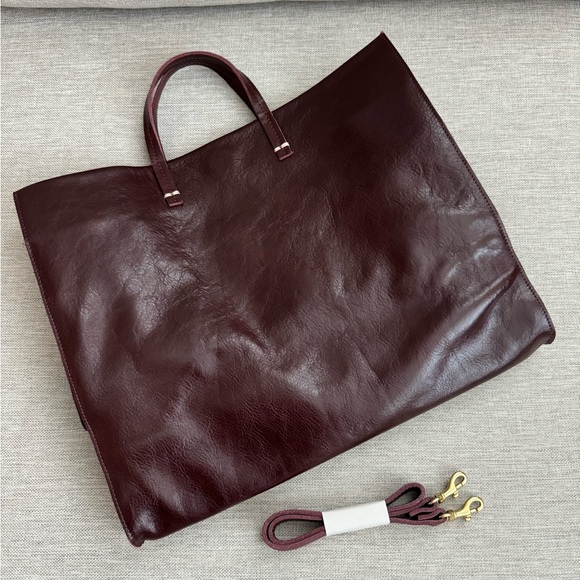 NWT Clare V Simple Tote Plum - Picture 1 of 6